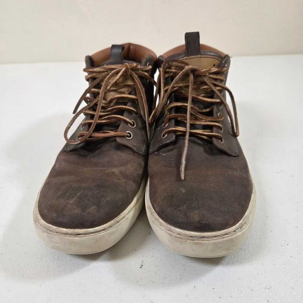 Timberland Earthkeepers Mens 10 Dark Brown Leather Chukka Boots 5345R